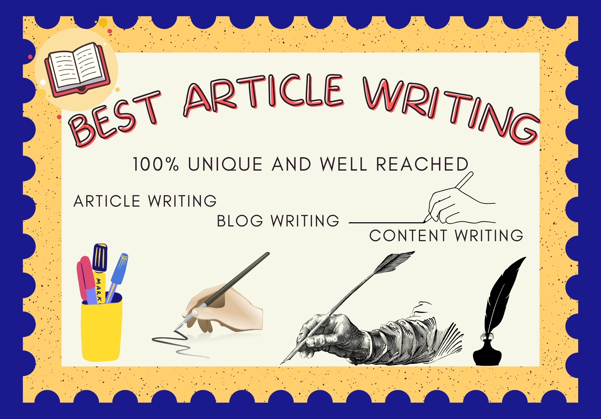 I will write an excellent 1000 - 1500 words article o...