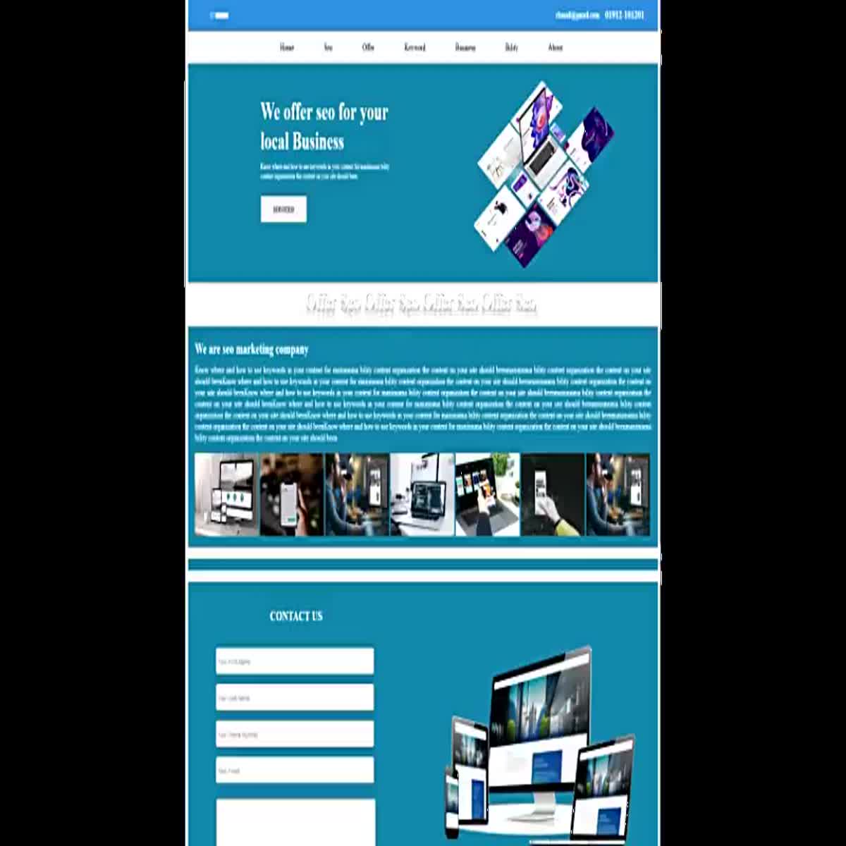 I will be your front end web developer