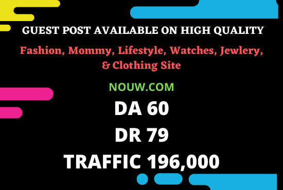 I will publish high quality SEO guest post on my da 6...