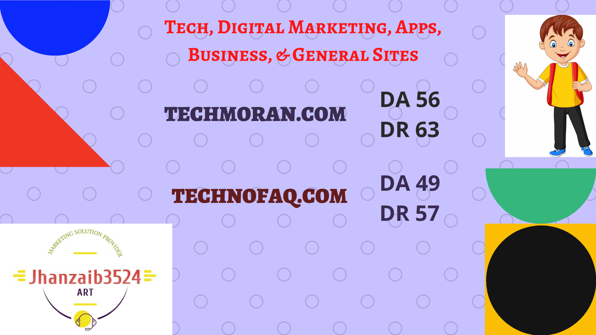 I will publish high quality SEO guest post on my da 5...