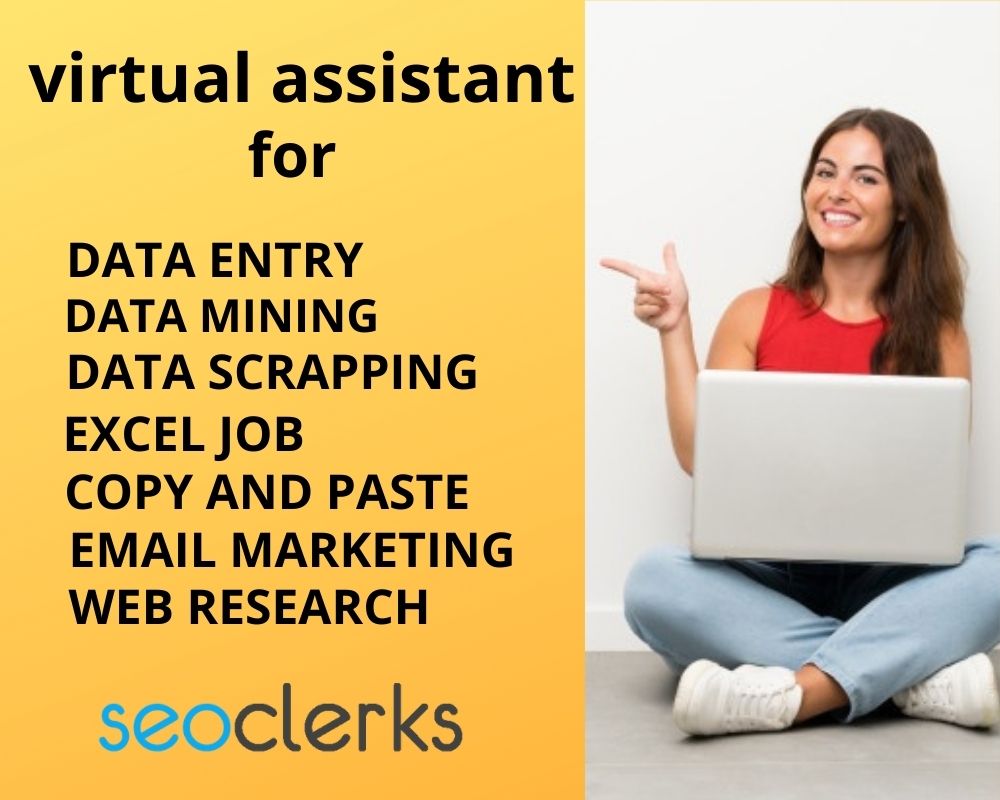 I will be your virtual assistant for web research and...