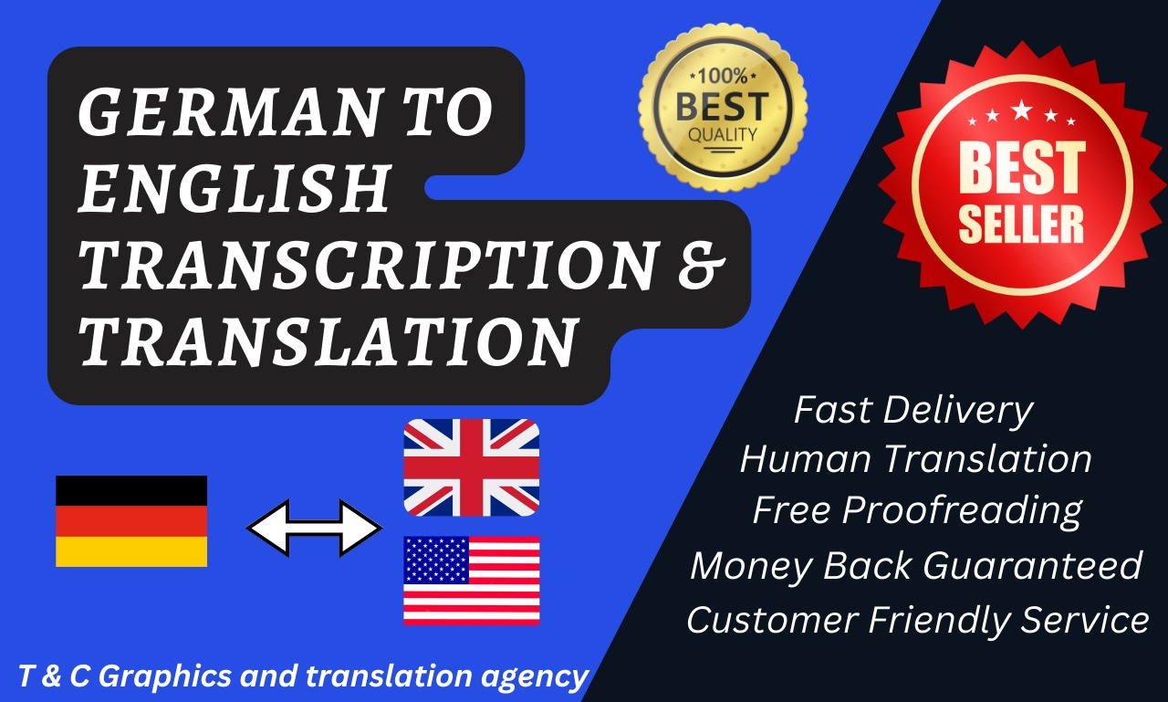 German to English transcription and translation