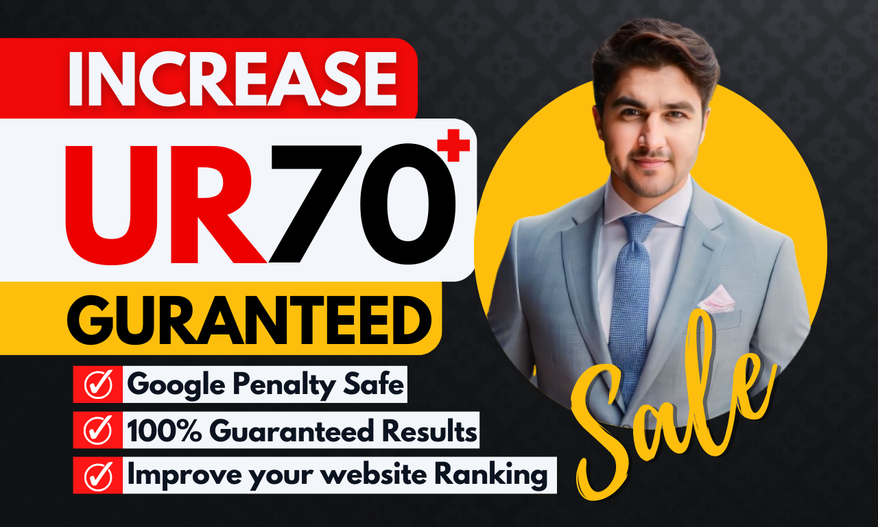 Increase domain URL rating ahrefs ur 70 plus guarante...