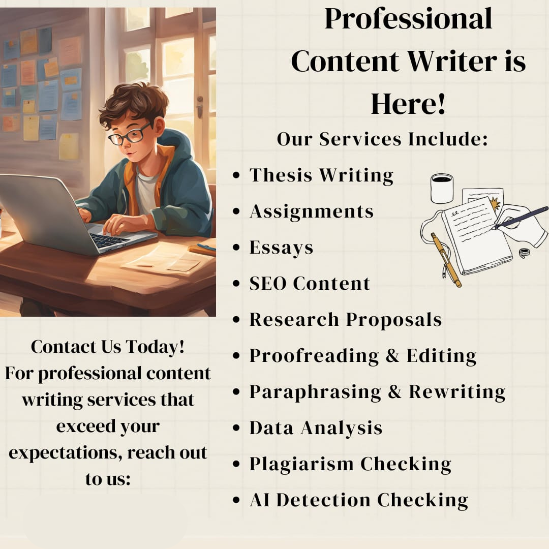 Academic, Thesis and Dissertation writing and Editin...