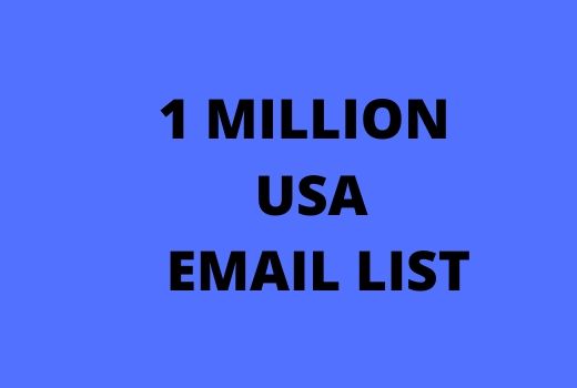 provide 1 million usa email list