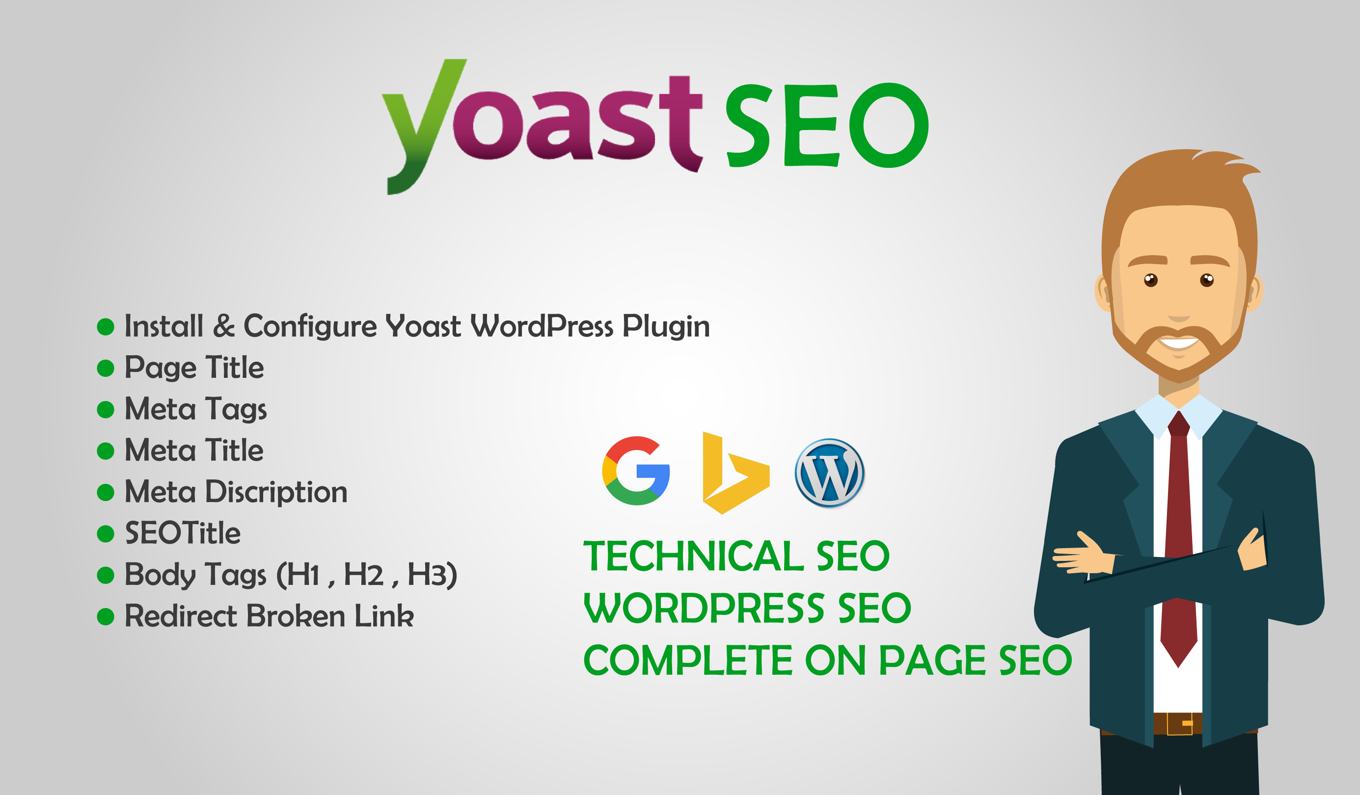 I will do yoast wordpress on page seo optimization ra...