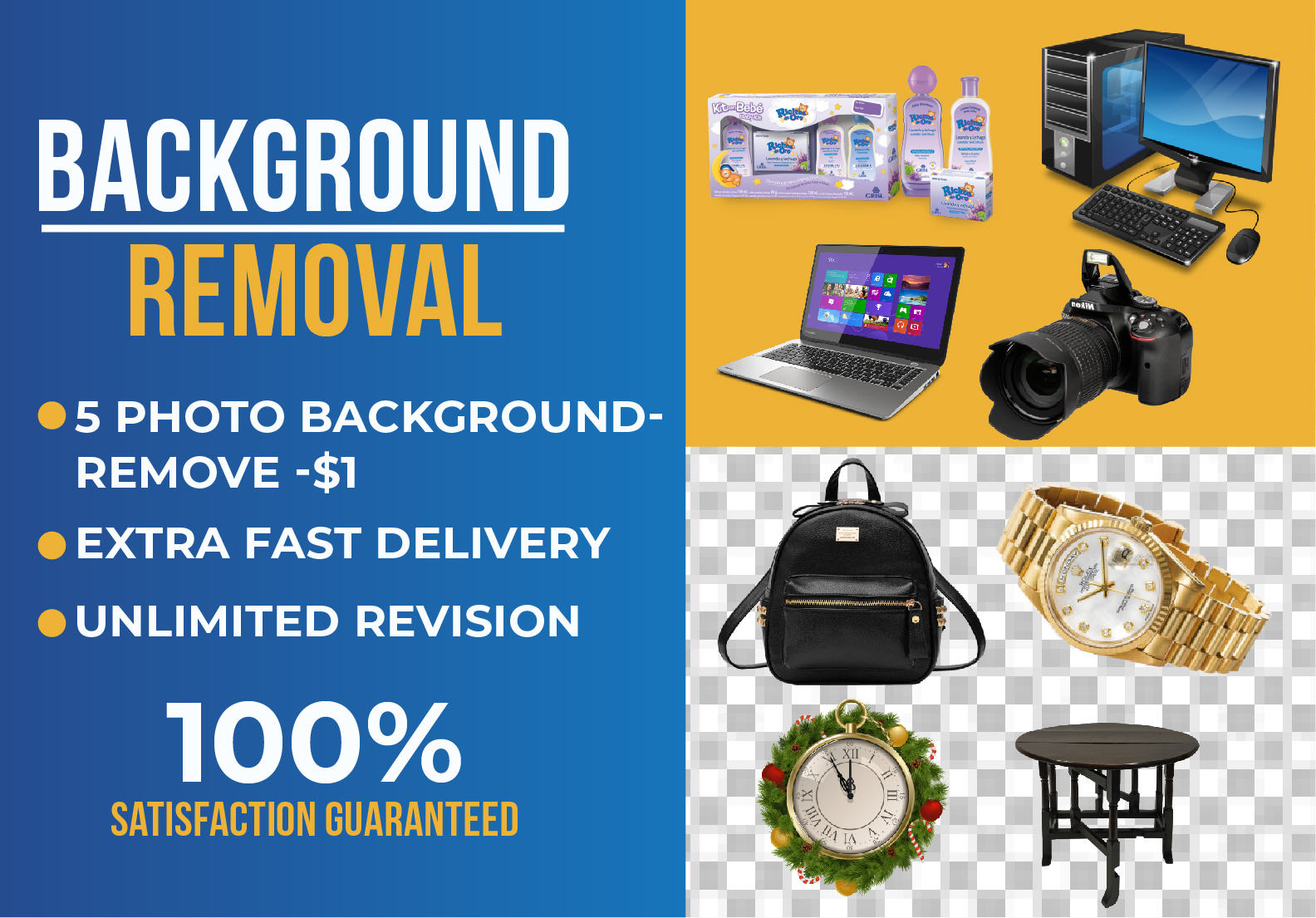 I will do professional amazon, ebay product backgrou...