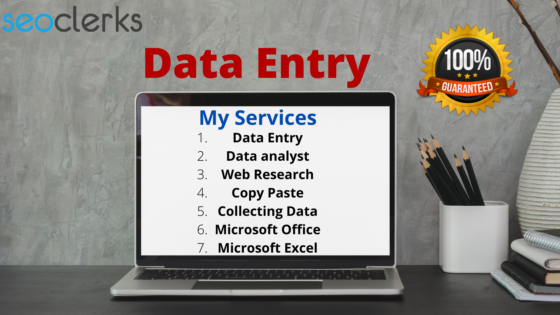 I will do simple data entry, web research, data col...
