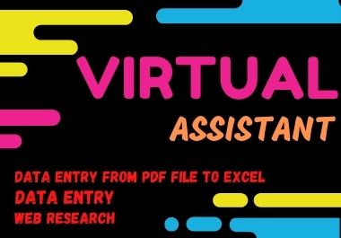 I will be your reliable and talented virtual personal...