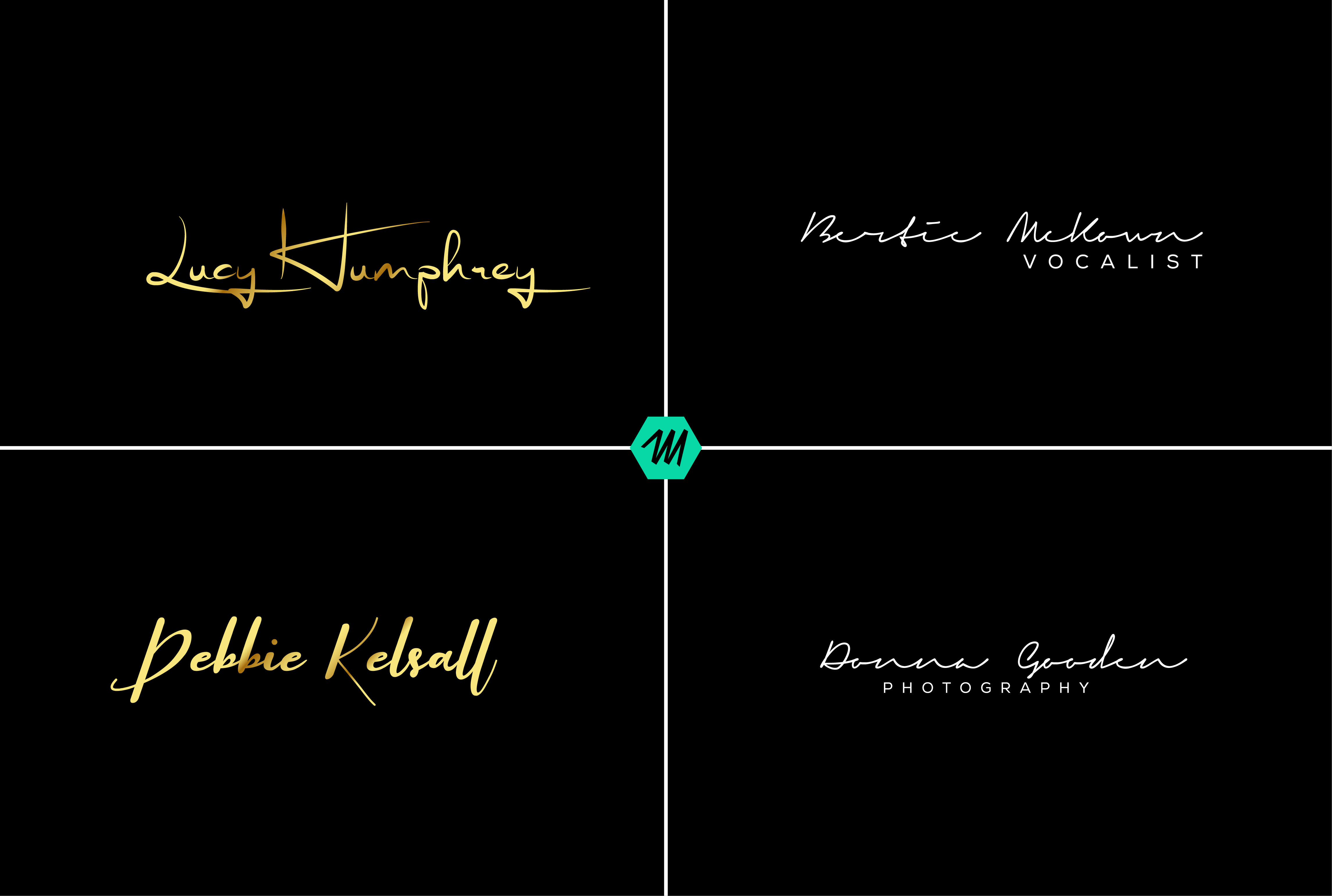 I will design creative professional signature logo fo...