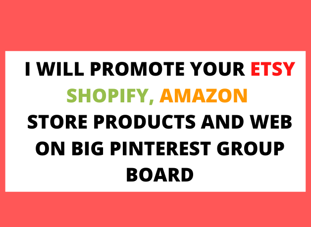 I will promote your etsy, amazon, ebay, shopify stor...