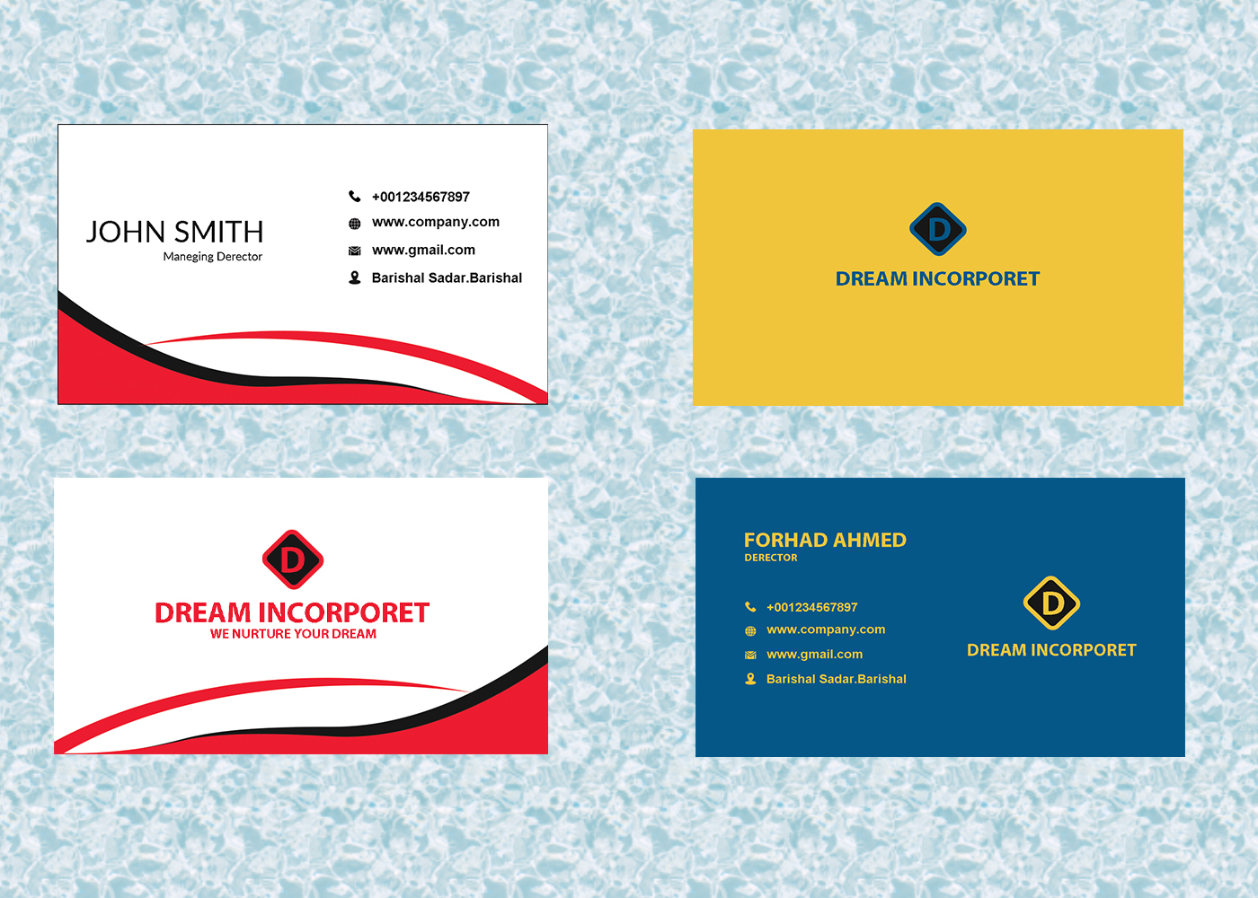 I will make creative professional business card