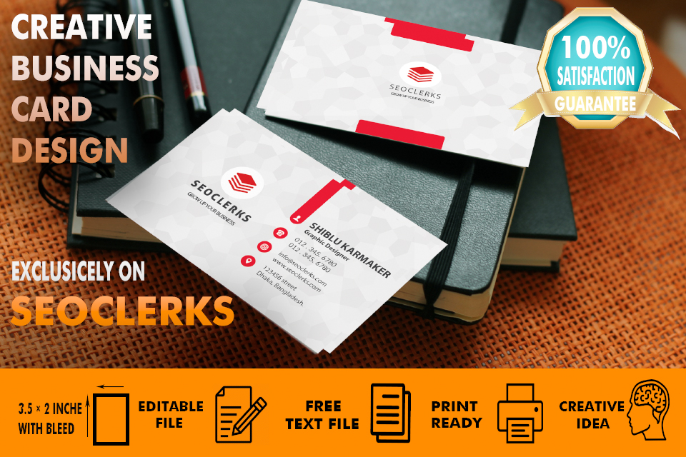 I will make professional business card within 24 hour...