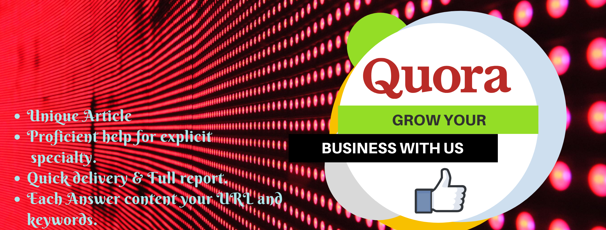 Promote your website by 40 Quora answer with unique A...