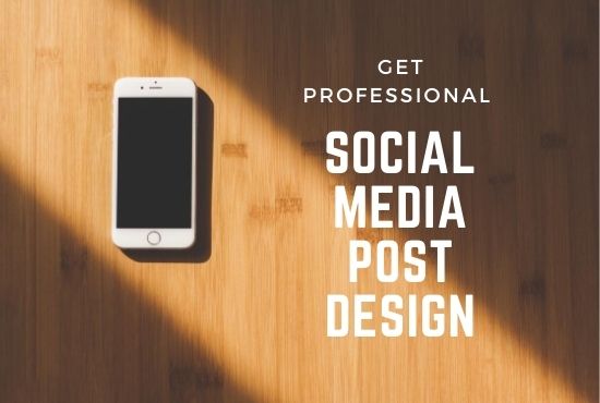 I will make attractive social media posts, design an...