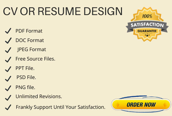 I Will Create a Professional CV and Resume in Couple ...