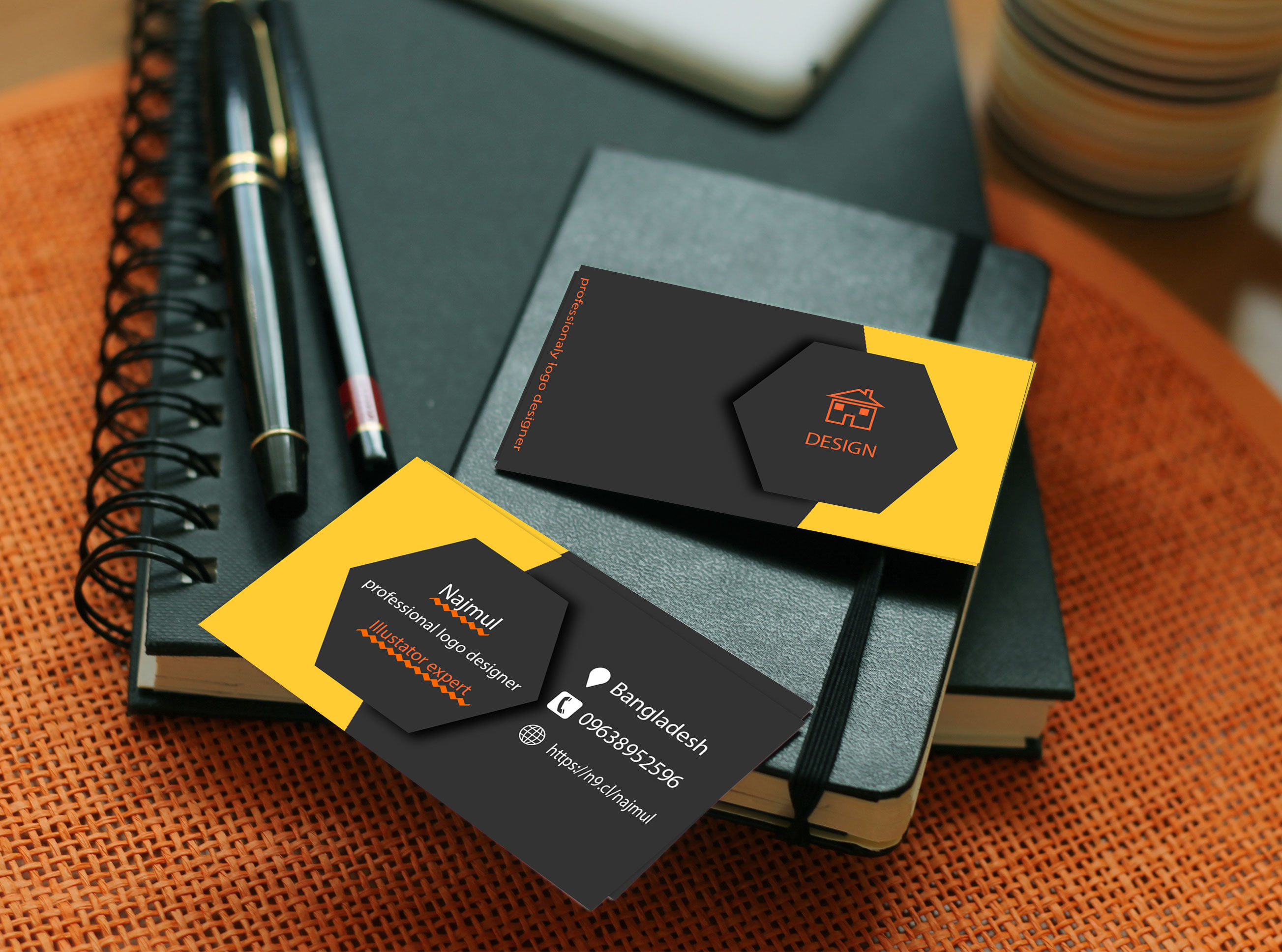 I will design logo, business card and stationery