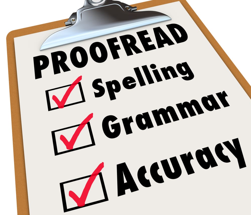 i will proofread and edit 1000 words of your Articles...
