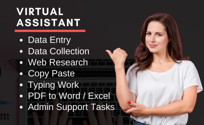 I will do data entry, PDF to text, typing, copy pas...