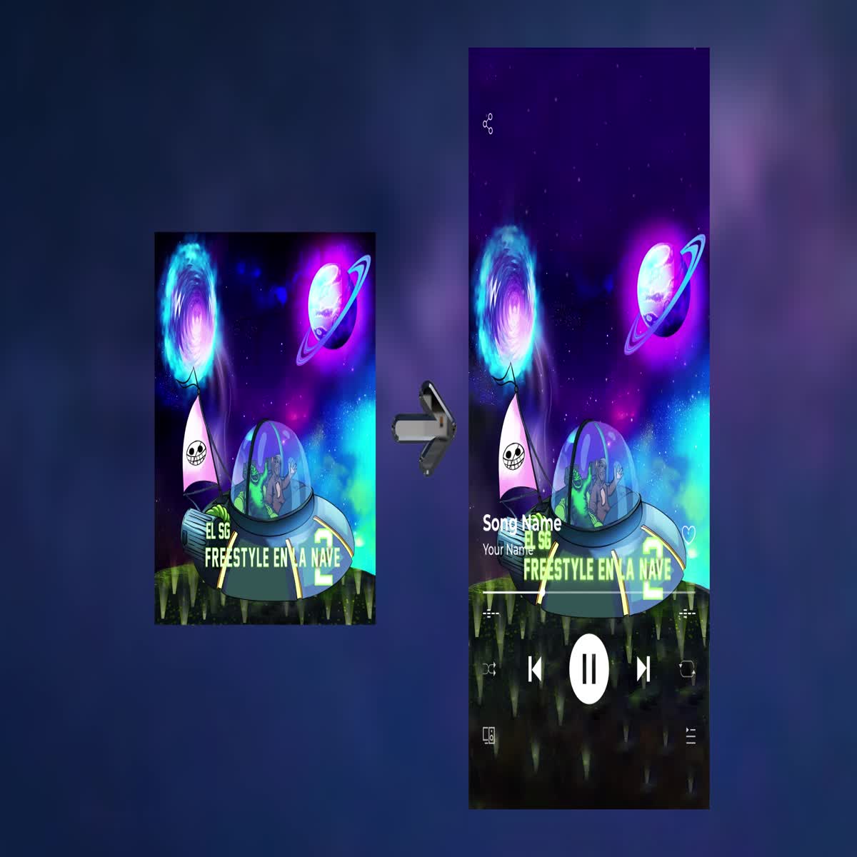 You will get an animation of your Spotify canvas, si...