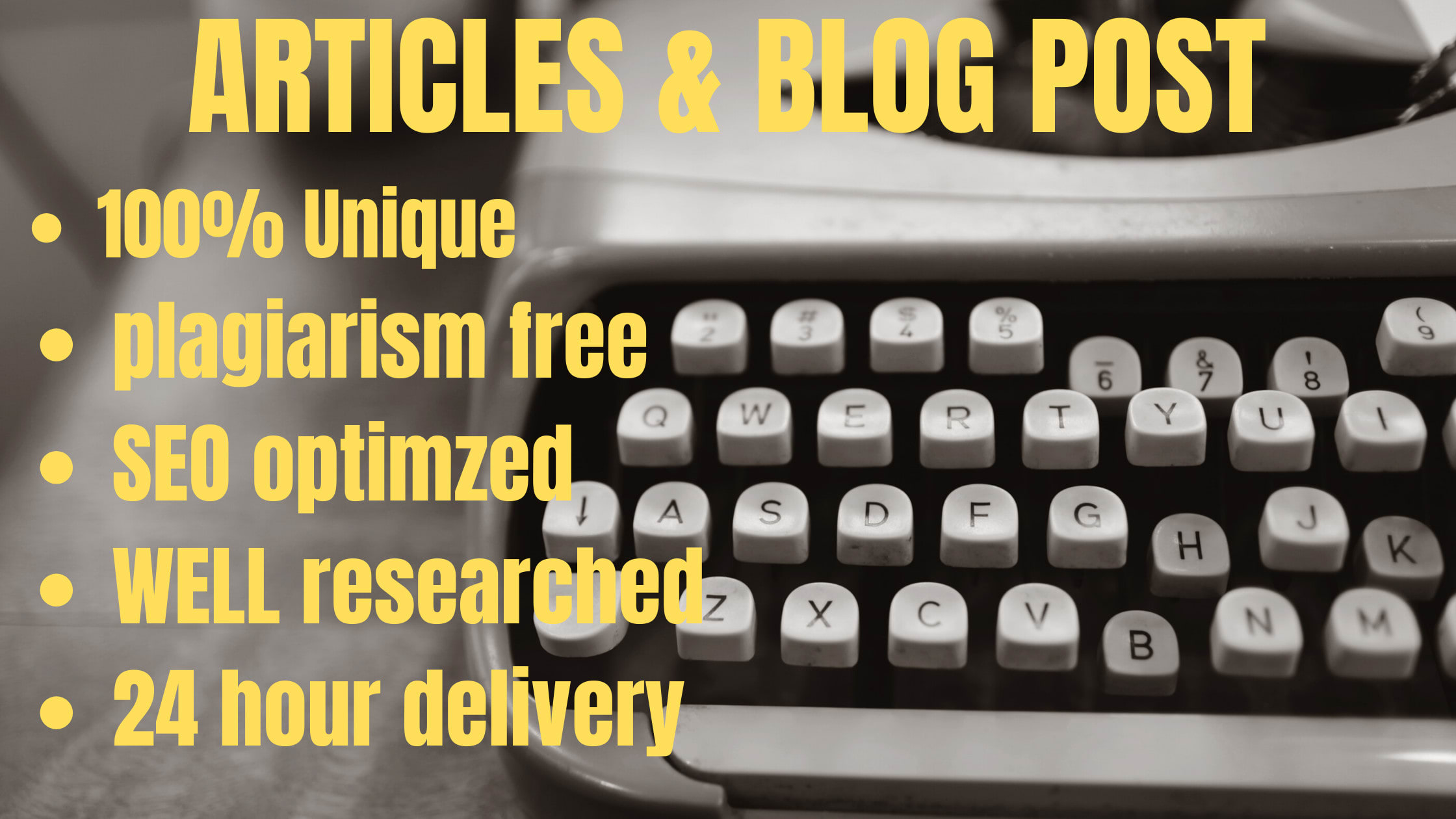 I will write SEO friendly articles, blog posts and w...