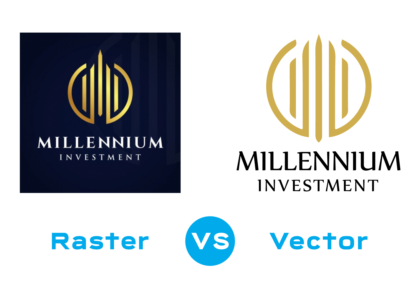 I will convert raster to vector, vector tracing