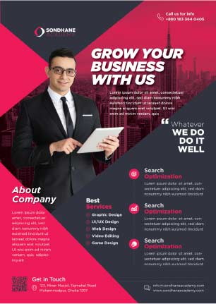 I will design flyer, brochure, creative design serv...