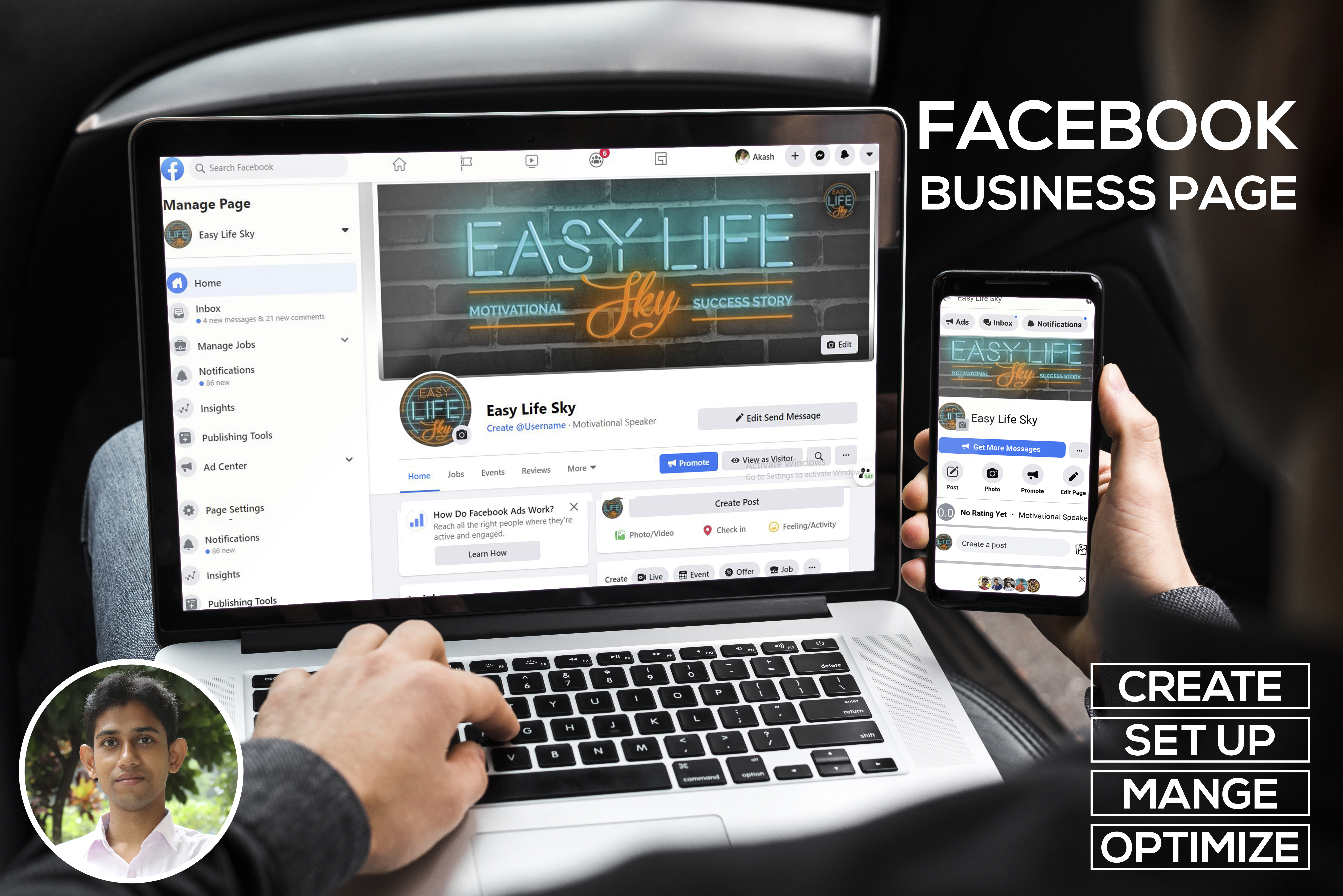 I will create a professional Facebook Business Page 2...
