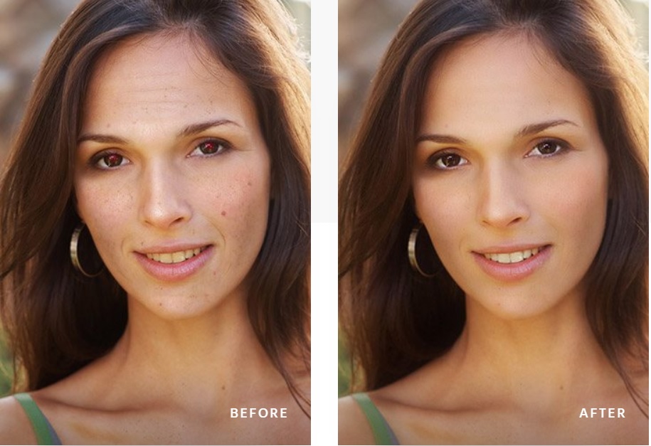 photo retouching in a couple of minutes