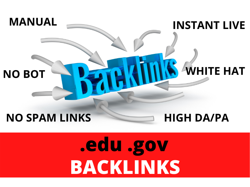Instant live 30 EDU GOV high authority dofollow backl...