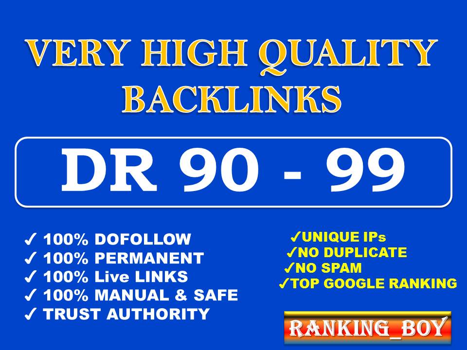 I will make high quality authority SEO dofollow backl...