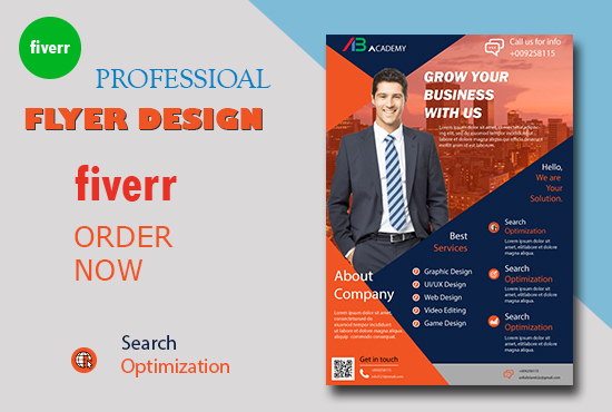 I will design flyer, brochure, booklet flyer design...