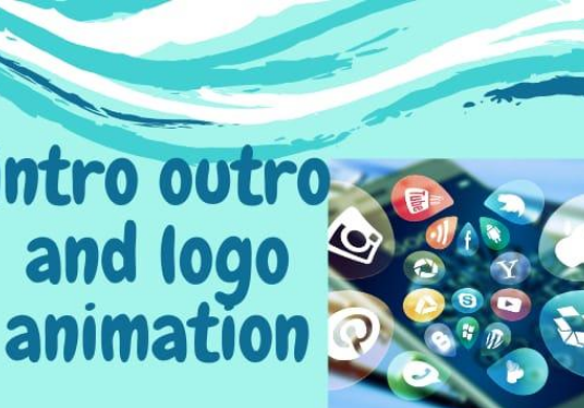 I will produce logo animation and youtube intro outro...