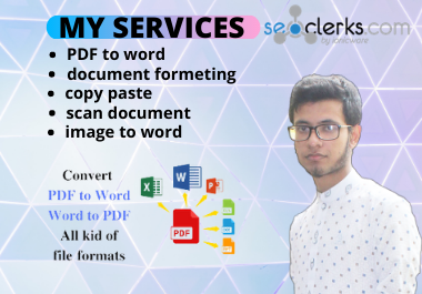 i will do perfectly convert pdf to word, word to pdf