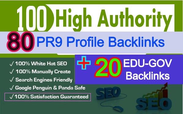 High Powerful Seo Service 80 PR9 And 20 EDU/GOV Backl...