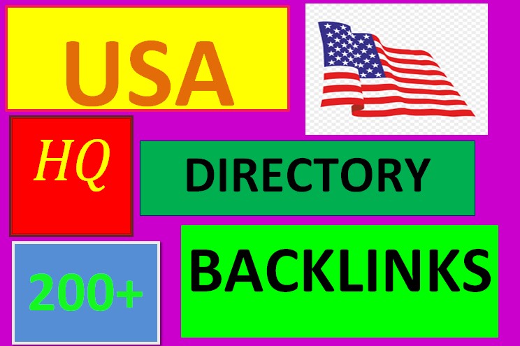 I will create 200+ USA directory submission SEO backl...