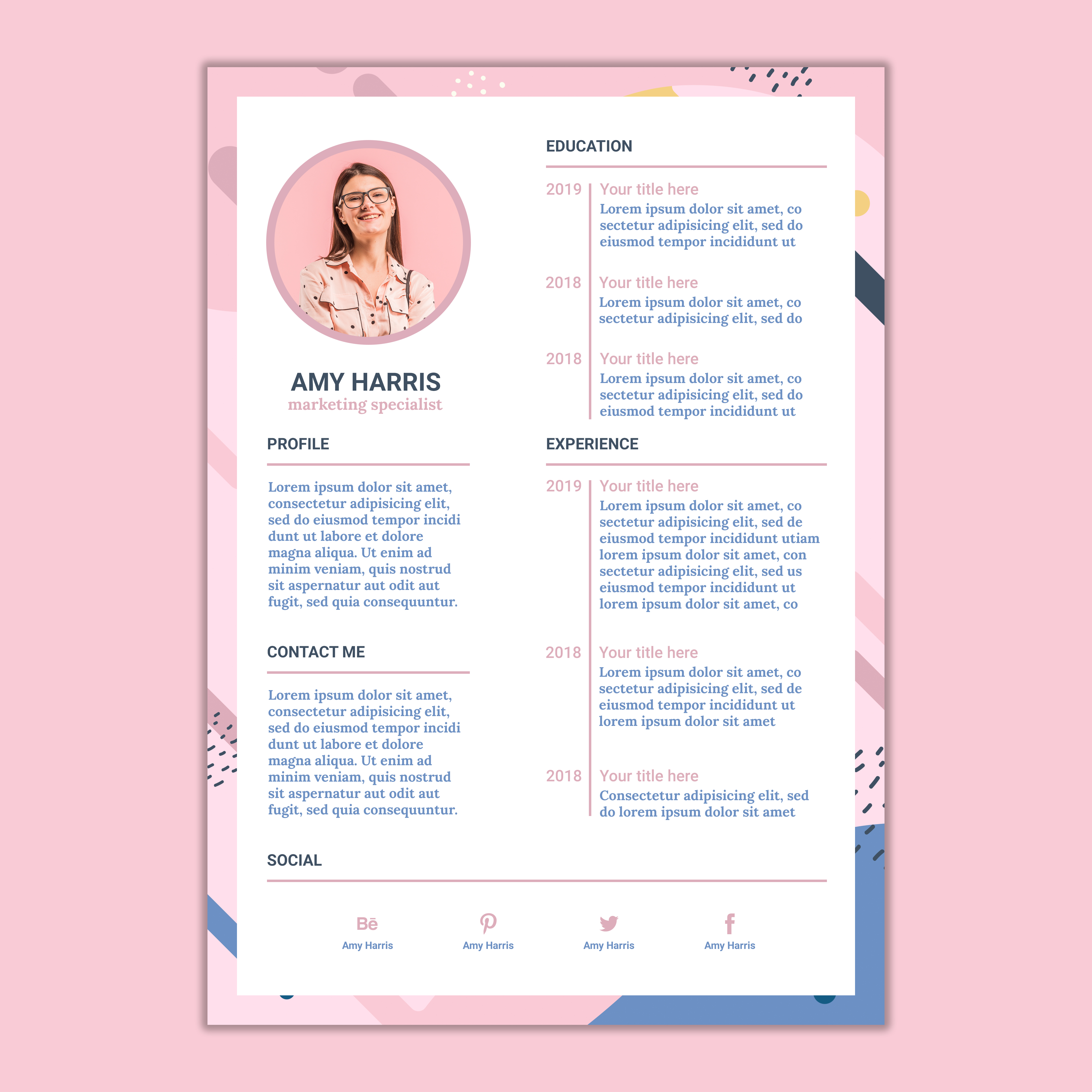 I will design and update your resume into professiona...