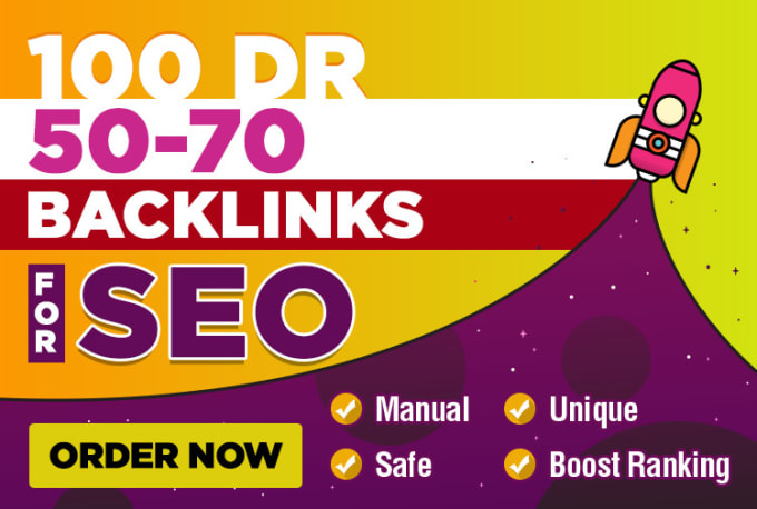 I will make DR 50 to 70 dofollow permanent 200 backli...