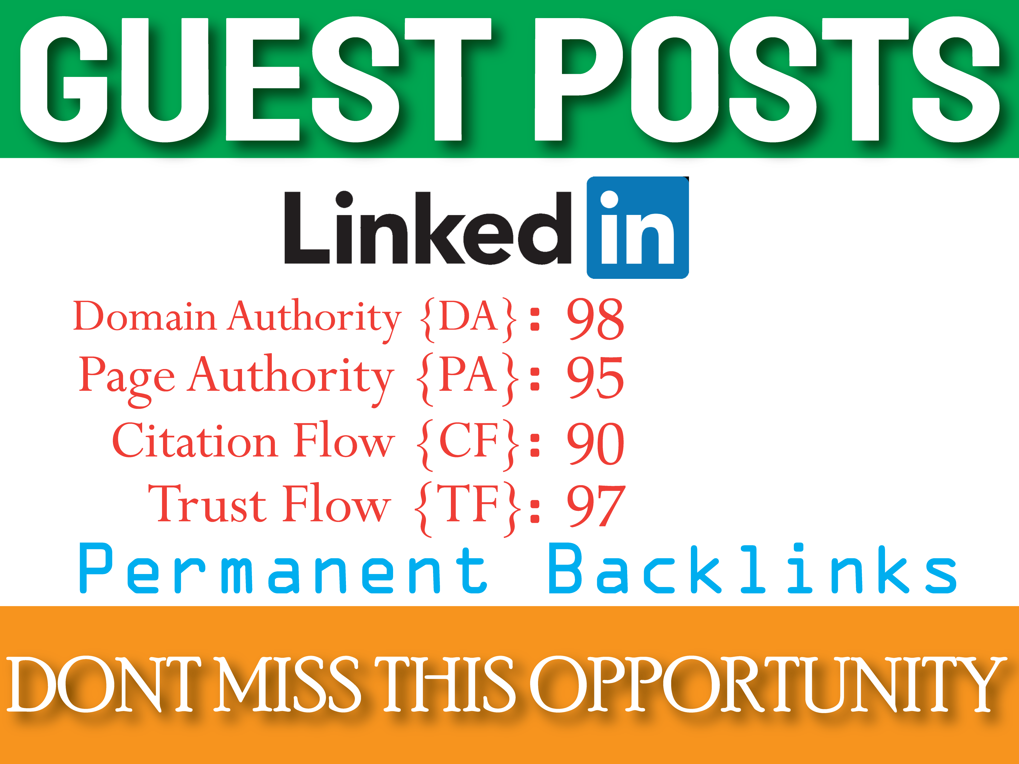 Write and publish a guest post Linkedin and DA 98 With permanent strong backlink