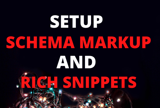 I will do 1 schema markup and review rich snippet in ...