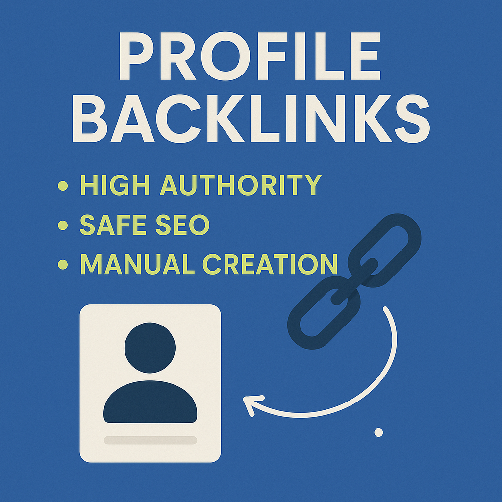 I will Create Manually 500 High Quality Profile Backl...
