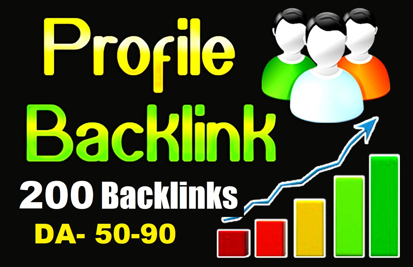 I will Create Manually 200 High Quality Profile Backl...