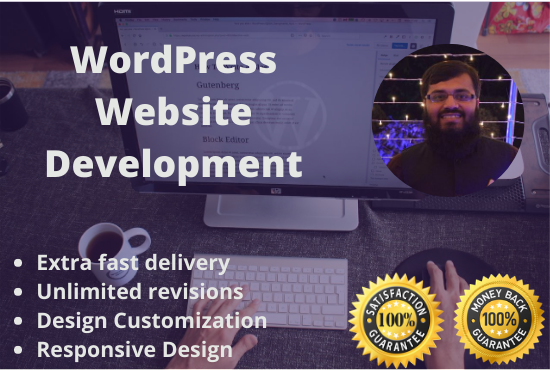 I will design and redesign a responsive wordpress web...
