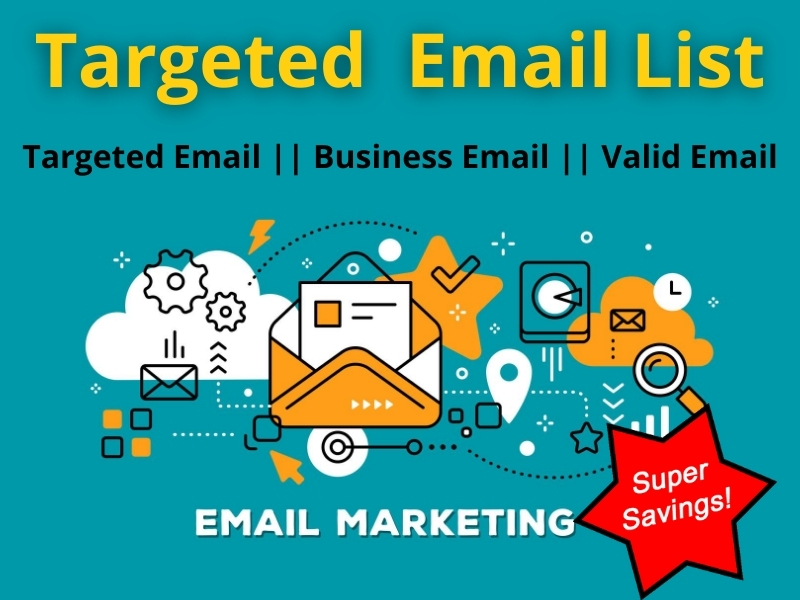 I will provide 1000 Targeted Valid Email List for Mar...