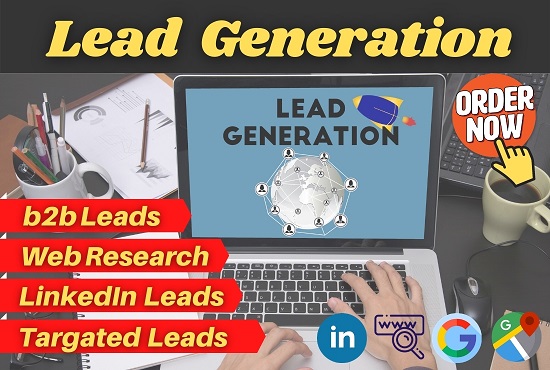 I will do 100 Targeted b2b Lead Generation for your b...