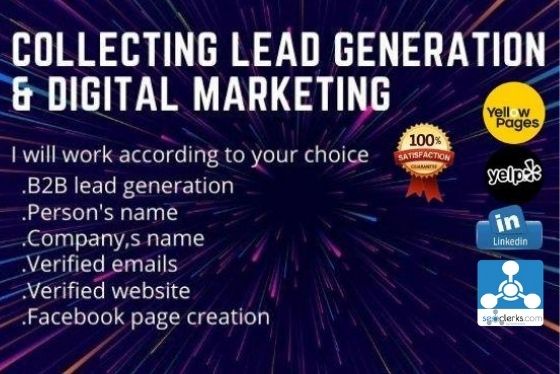 I will provide linkedin lead generation and b2b leads
