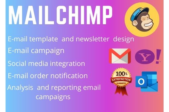 I will design mailchimp email template, newsletter a...