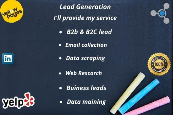 I'll provide you Lead generation, B2B leads, email co...