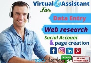 I will be your virtual assistant for professional and...