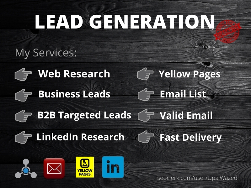 I will do b2b lead generation and web research for va...